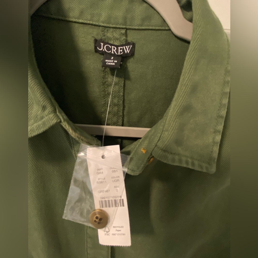 NWT J Crew Chino Dress Size 2